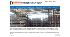 Desktop Screenshot of dinsenmetal.com