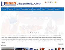Tablet Screenshot of dinsenmetal.com